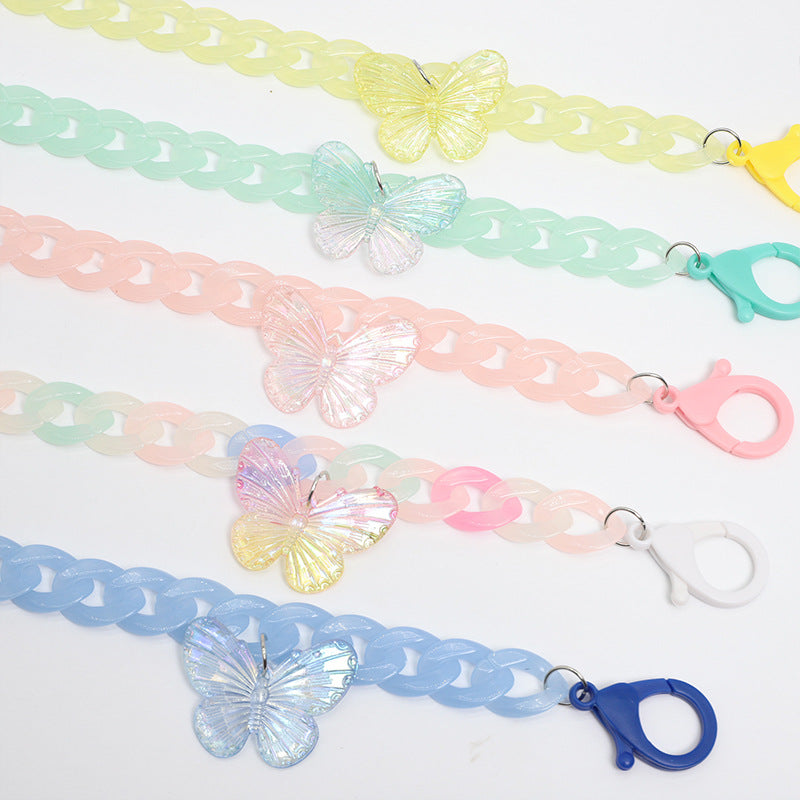 Dekorativer Schmetterlings-Brillen-Halsband Brehn