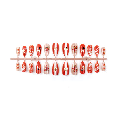 Sport-Themen Press-On Nail Art Set