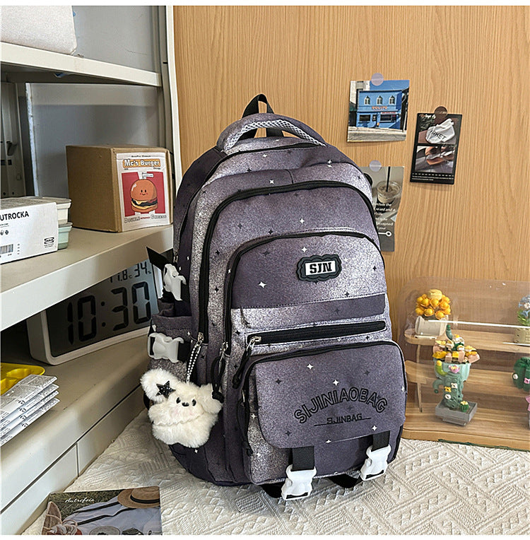 Multi-Taschen Galaxy-Themen Schulrucksack