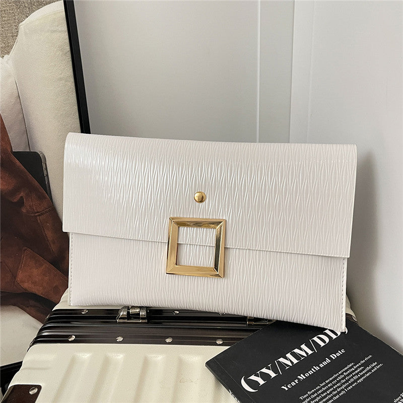 WoElegant Texturierte Abend Clutch Brehn