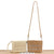 Handtasche Aus Handgewebtem Naturmaterial mit Perlenverzierung Brehn