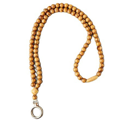 Elegante Holzperlen Brillen Kette Brehn