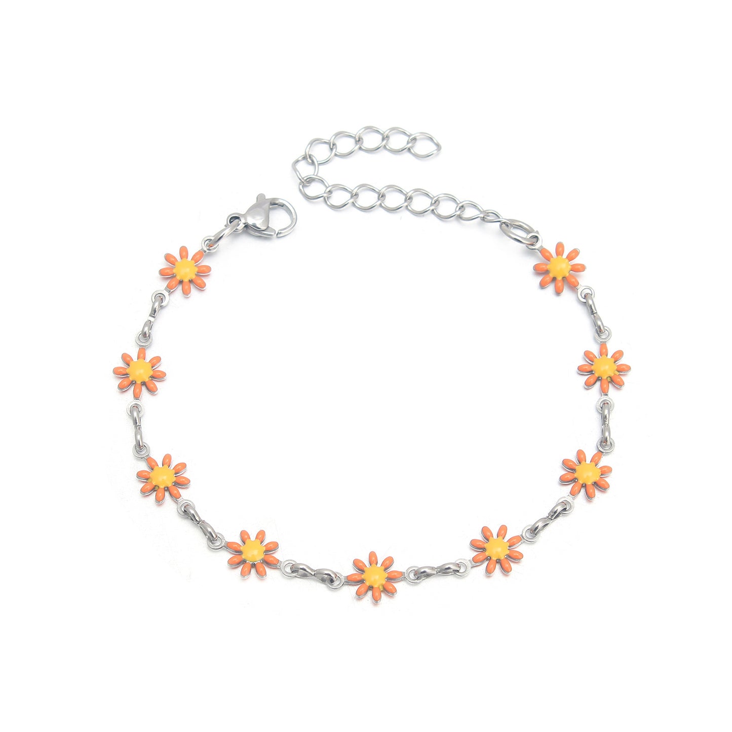 Blumen Charm Ketten Fußkette Brehn