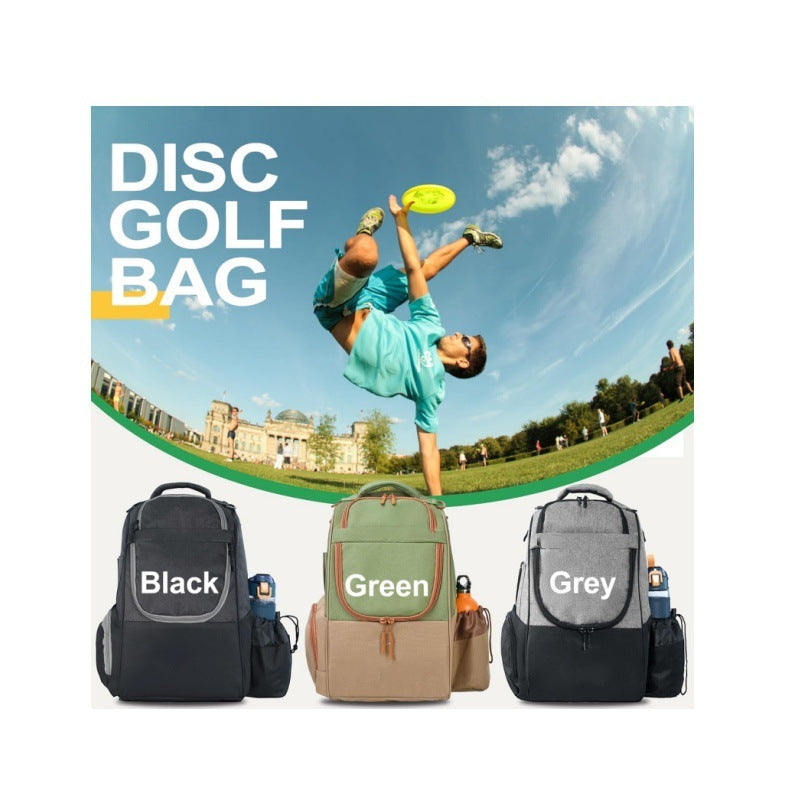 Discgolf-Rucksack mit Speziellen Fächern Für Frisbees und Getränke Brehn