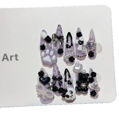 Dekoratives 3D Thema Nagelkunst Set