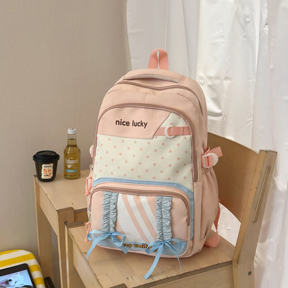 Stylischer multifunktionaler Rucksack mit niedlichen Charms Brehn