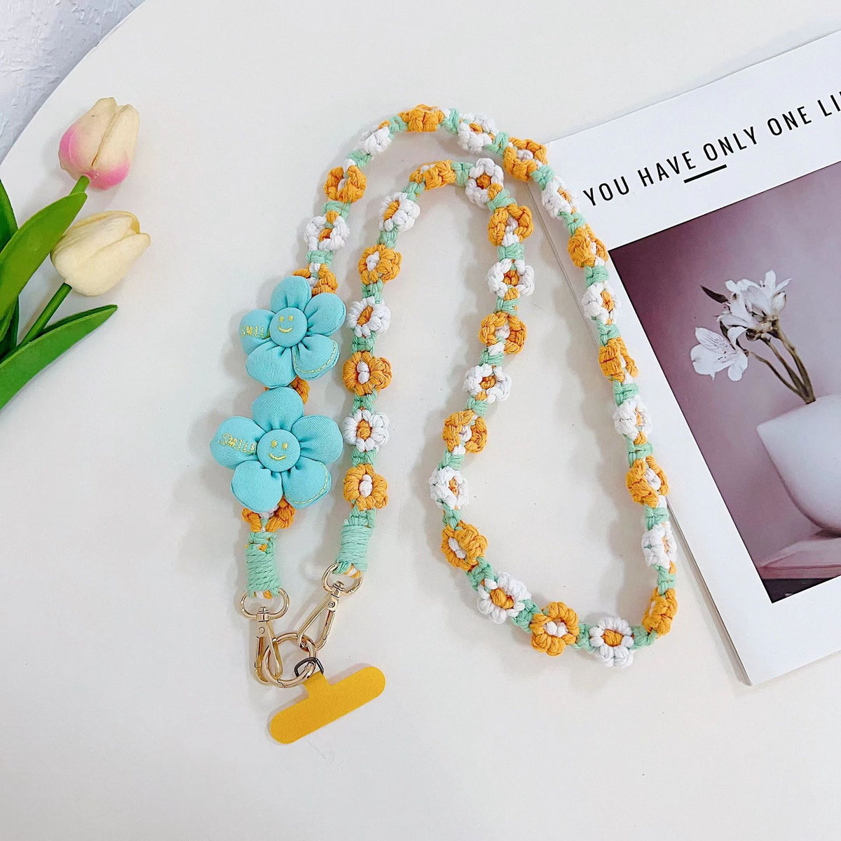 Blumendesign Verstellbare Brillenband Brehn