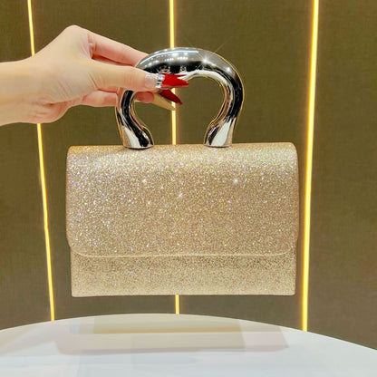 Glitzernde Abendhandtasche