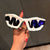 Damen Futuristische Sportsonnenbrille mit außergewöhnlichem Einhorn-Design Brehn