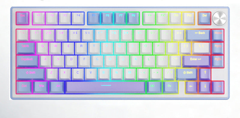 RGB hintergrundbeleuchtete Gasket Mechanische Tastatur Brehn