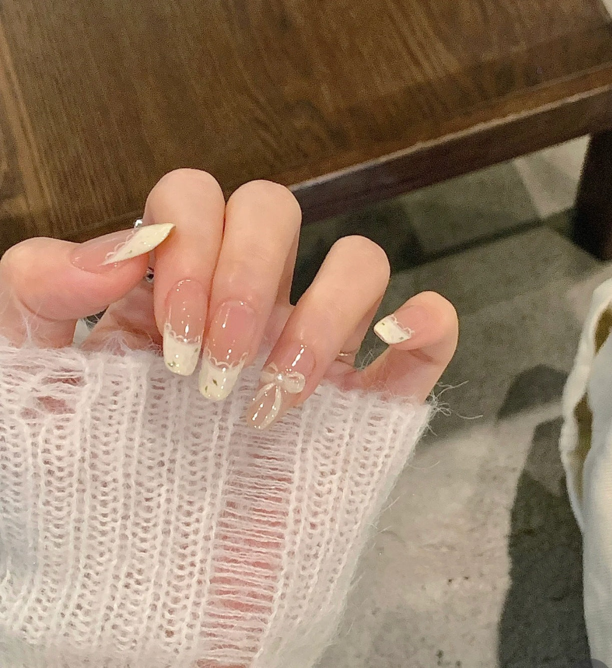 Künstlerisches Gel Press-On Nagelset Brehn