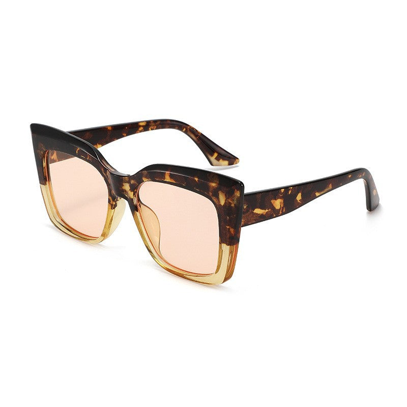 Modische Oversize Quadratische Sonnenbrille