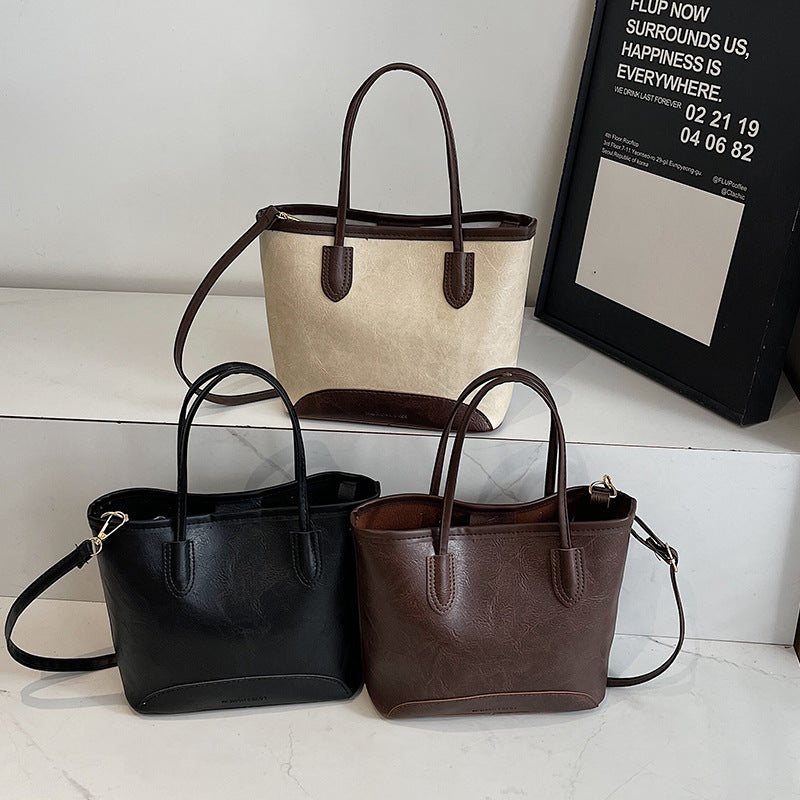 Minimalistische Strukturierte Handtasche