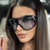 Damen futuristische protectors Sonnenbrille Brehn