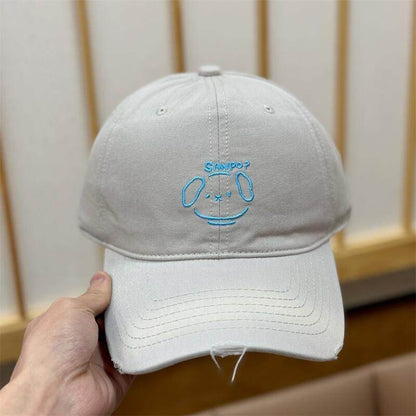 Damen Freizeit Charakter-Stickerei Baseball-Cap Brehn