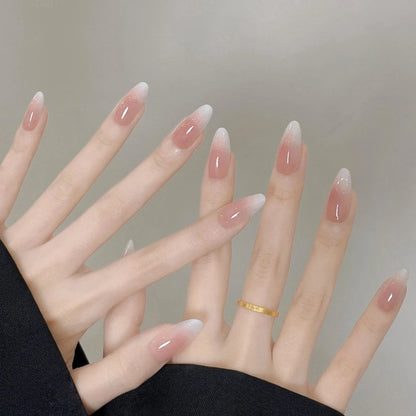 Elegante Ombre Stiletto Nagelverlängerungen