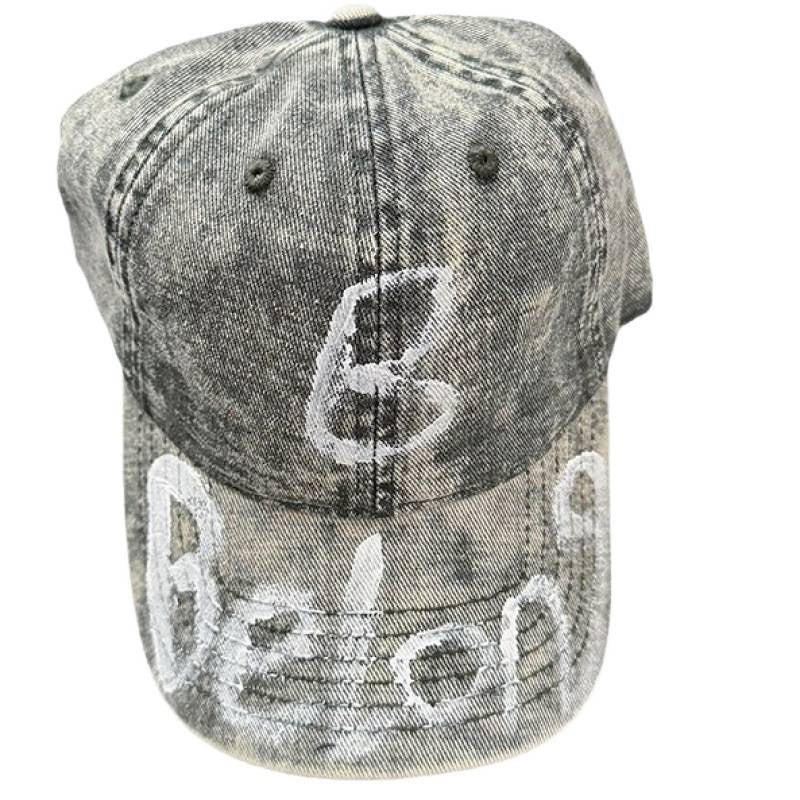 Damen Zerrissene Denim Verstellbare Baseballmütze Brehn