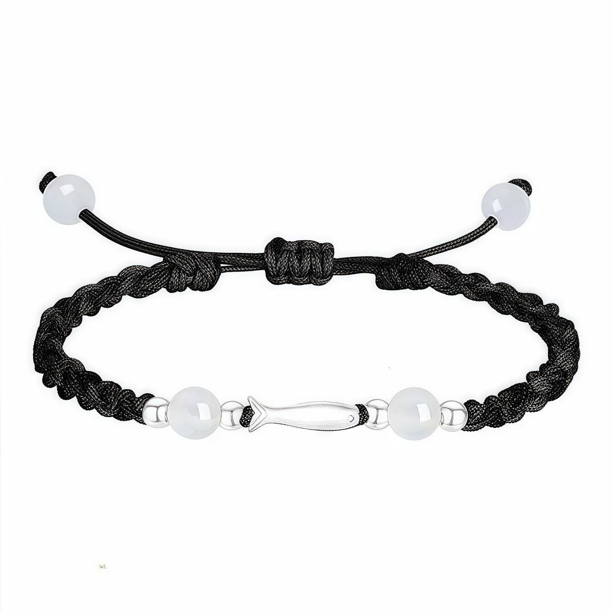 Verstellbares geflochtenes Perlenarmband Brehn