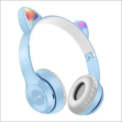 Katze-Ohr Bluetooth-Kopfhörer mit LED-Lichtern