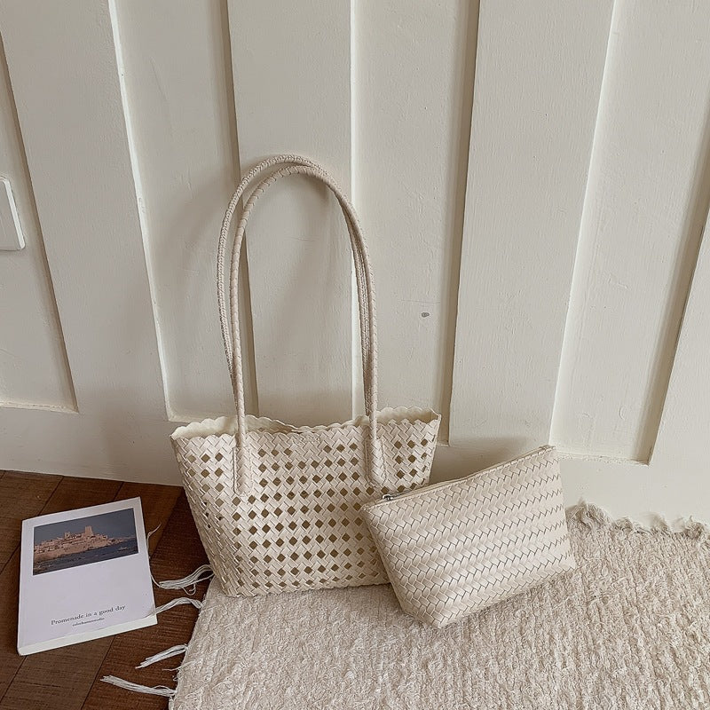 Chic handgewebte Tragetasche