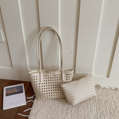 Chic handgewebte Tragetasche
