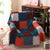 Strukturiertes Patchwork-Design Wurfdecke