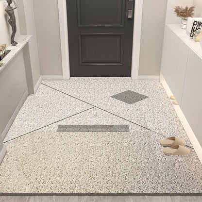 Geometrische Willkommensmatte