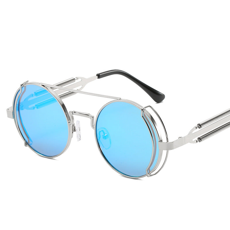 Damen modische Vintage-Sonnenbrille mit innovativem Drahtdesign Brehn