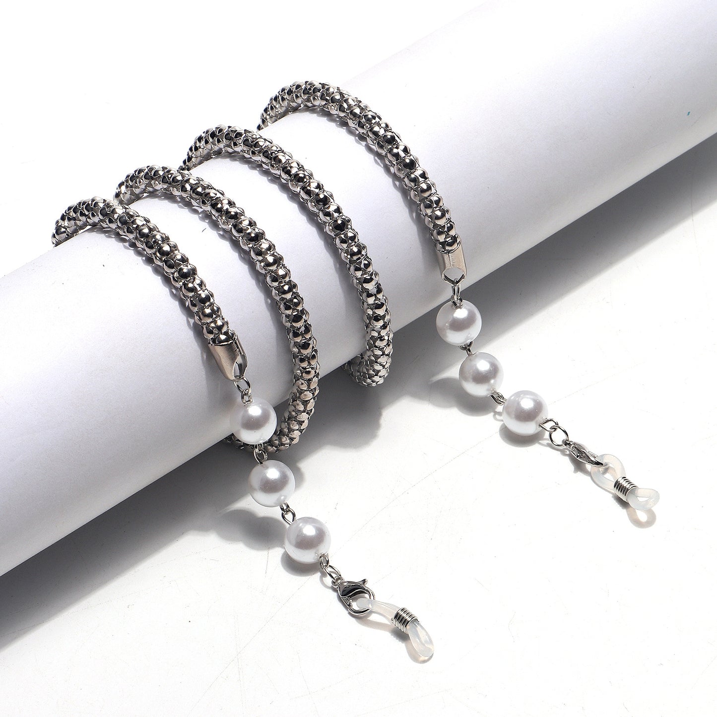 Elegante Perlenverzierte Brillekette Brehn