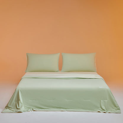 Damen premium Satin Bettwäsche-Set mit eleganter Struktur Brehn