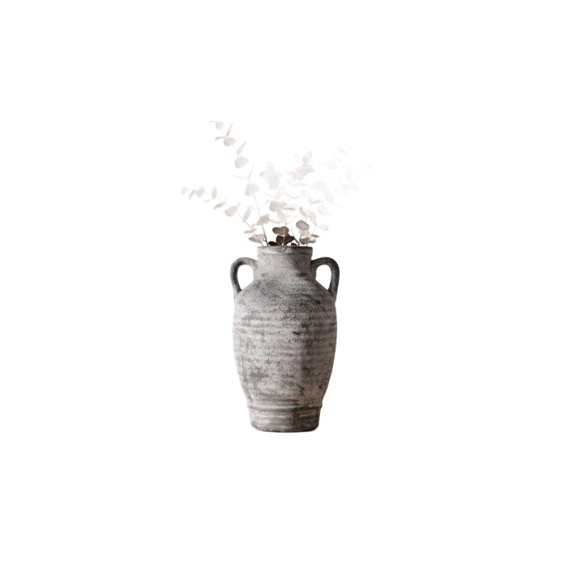 Stilvolle Terrakotta Vase Brehn