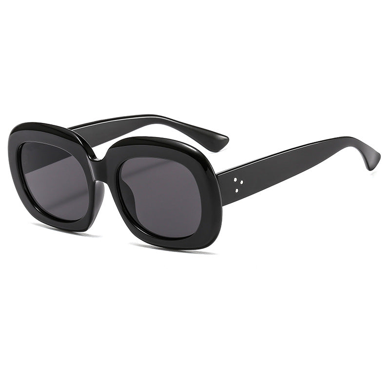 Übergroße quadratische Modesonnenbrille
