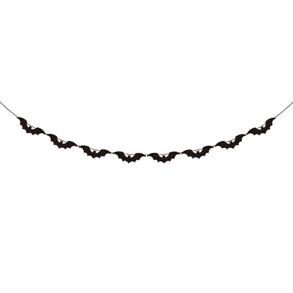 Halloween-Girlande mit Fledermaus-Motiv