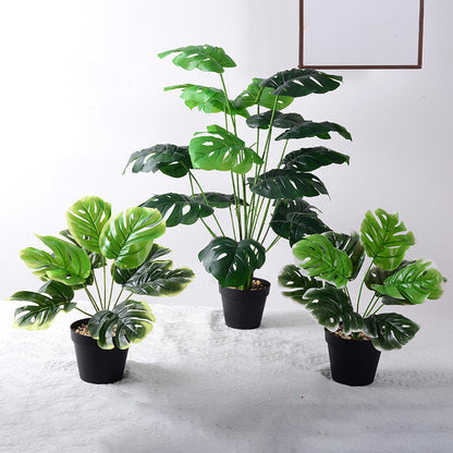 Künstliche Monstera-Blattpflanze