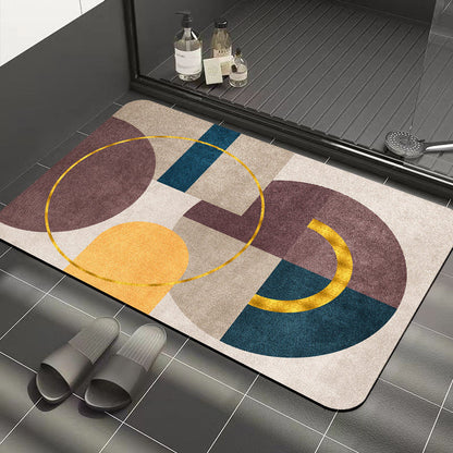 Abstraktes geometrisches Design Teppich