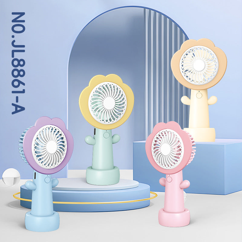 Damen Tragbarer Mini Blumenhandventilator Brehn