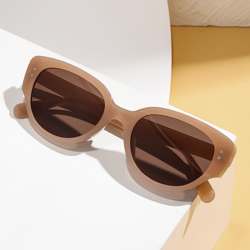 Damen modische Cat-Eye Brille mit trendy Dickrahmen Brehn