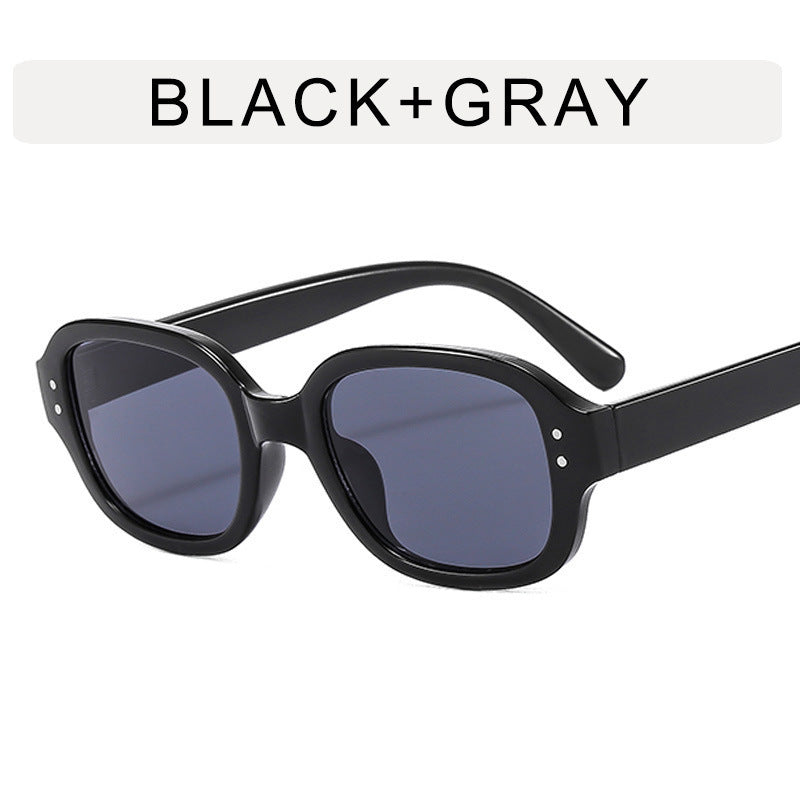 Damen modische Sonnenbrille mit großem, eckigem Rahmen Brehn