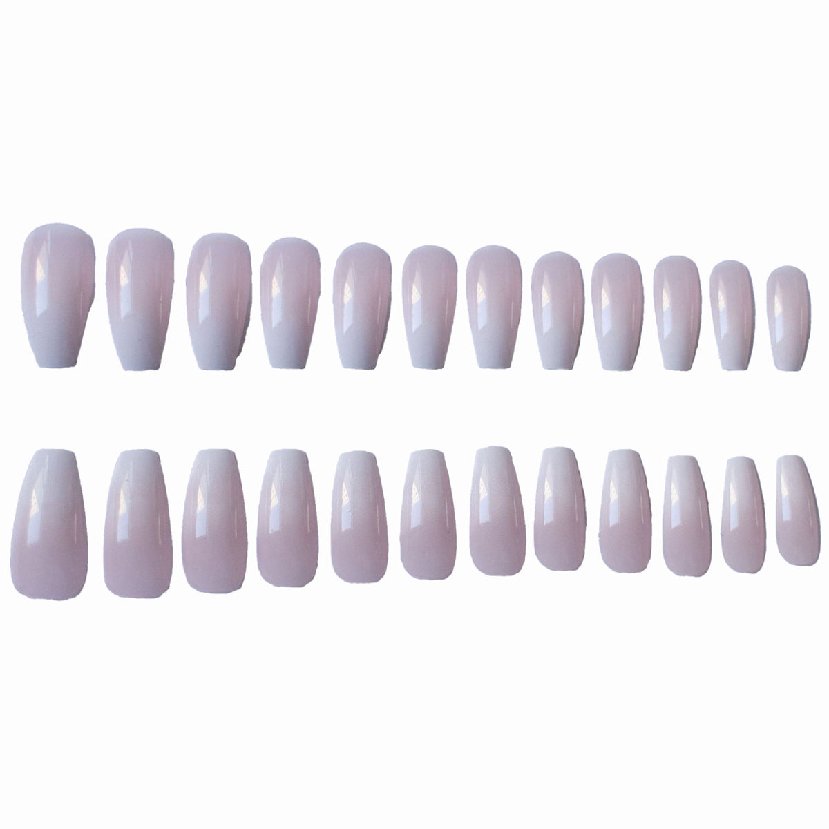 Elegante Faux-Mandel-Form Druck-Nägel