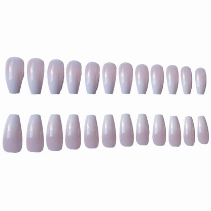 Elegante Faux-Mandel-Form Druck-Nägel