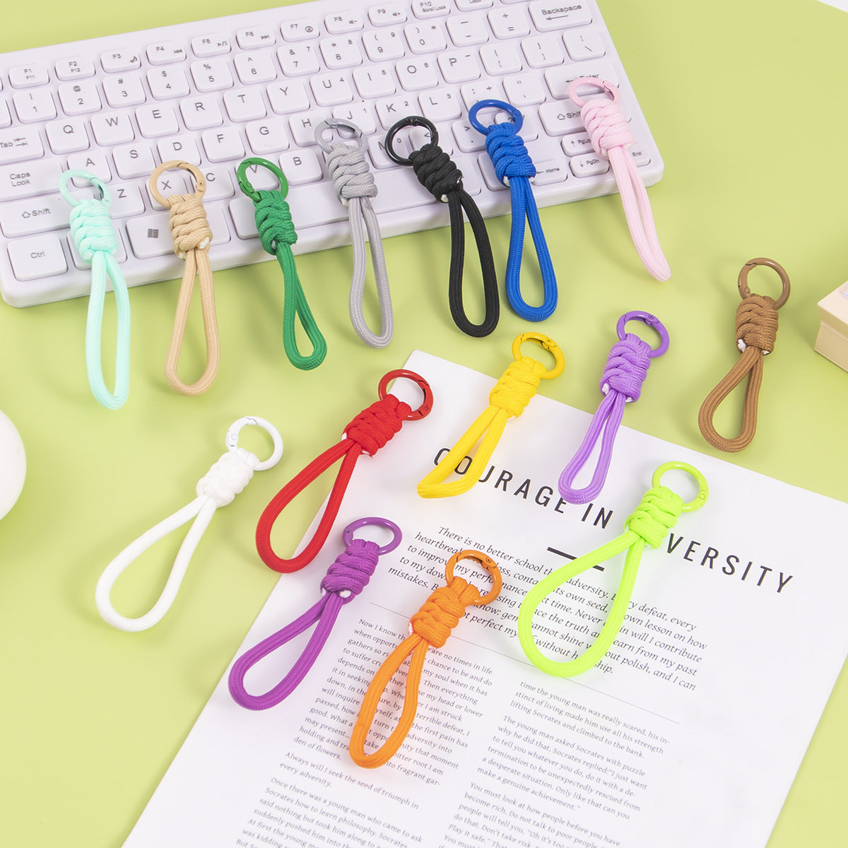 Haltbarer Paracord Schlüsselanhänger Loop Brehn