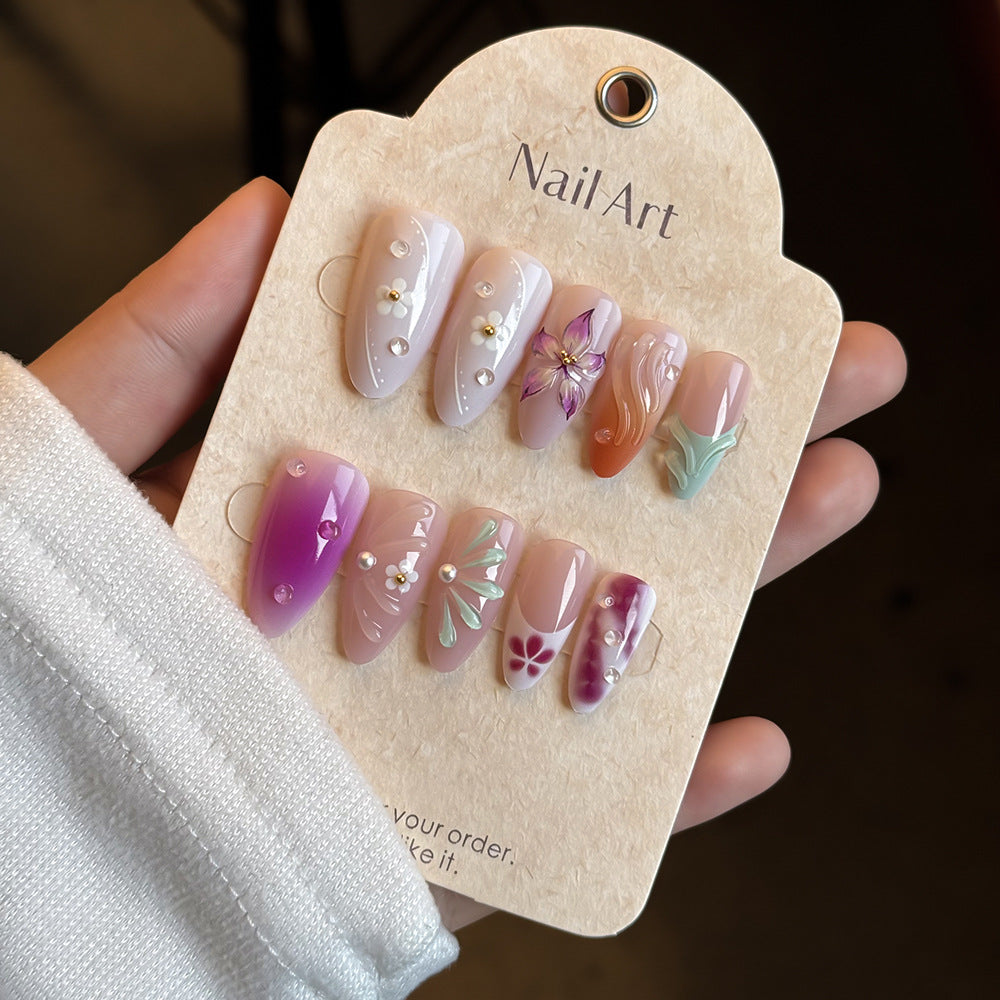 Dekorative Press-On Nagelkunst Kollektion Brehn