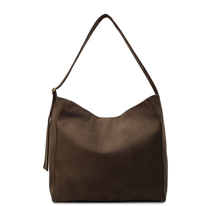 Weiches Wildleder Hobo-Bag