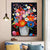 Lebendiger floral Landschaft Leinwanddruck Brehn