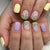 Blumenmuster Press-On Nail Art Brehn