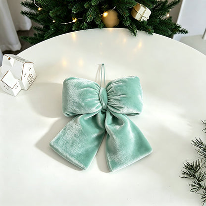 Dekorative Plaid Stoff Schleifen Ornament
