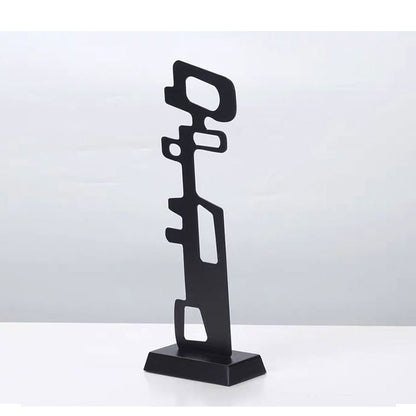 Abstrakte Metallkunst Skulptur