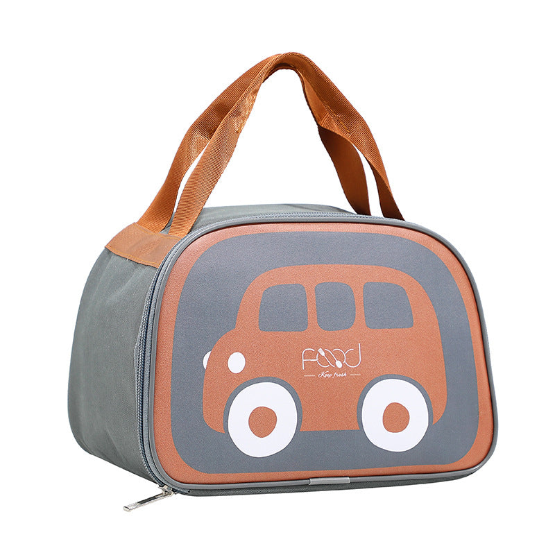 Isolierte Lunchbox mit lustigem Fahrzeugdesign Brehn