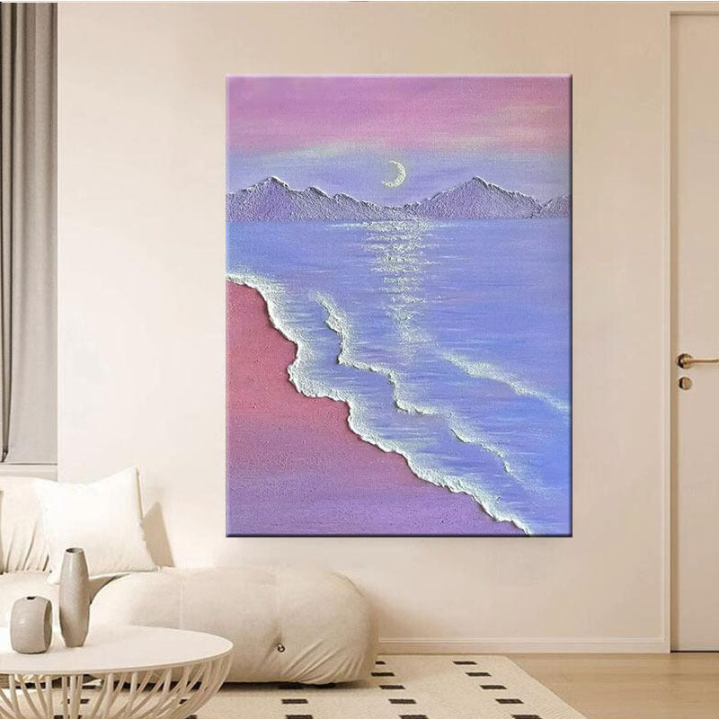 Entspannendes Küstenlandschaft Leinwandkunst