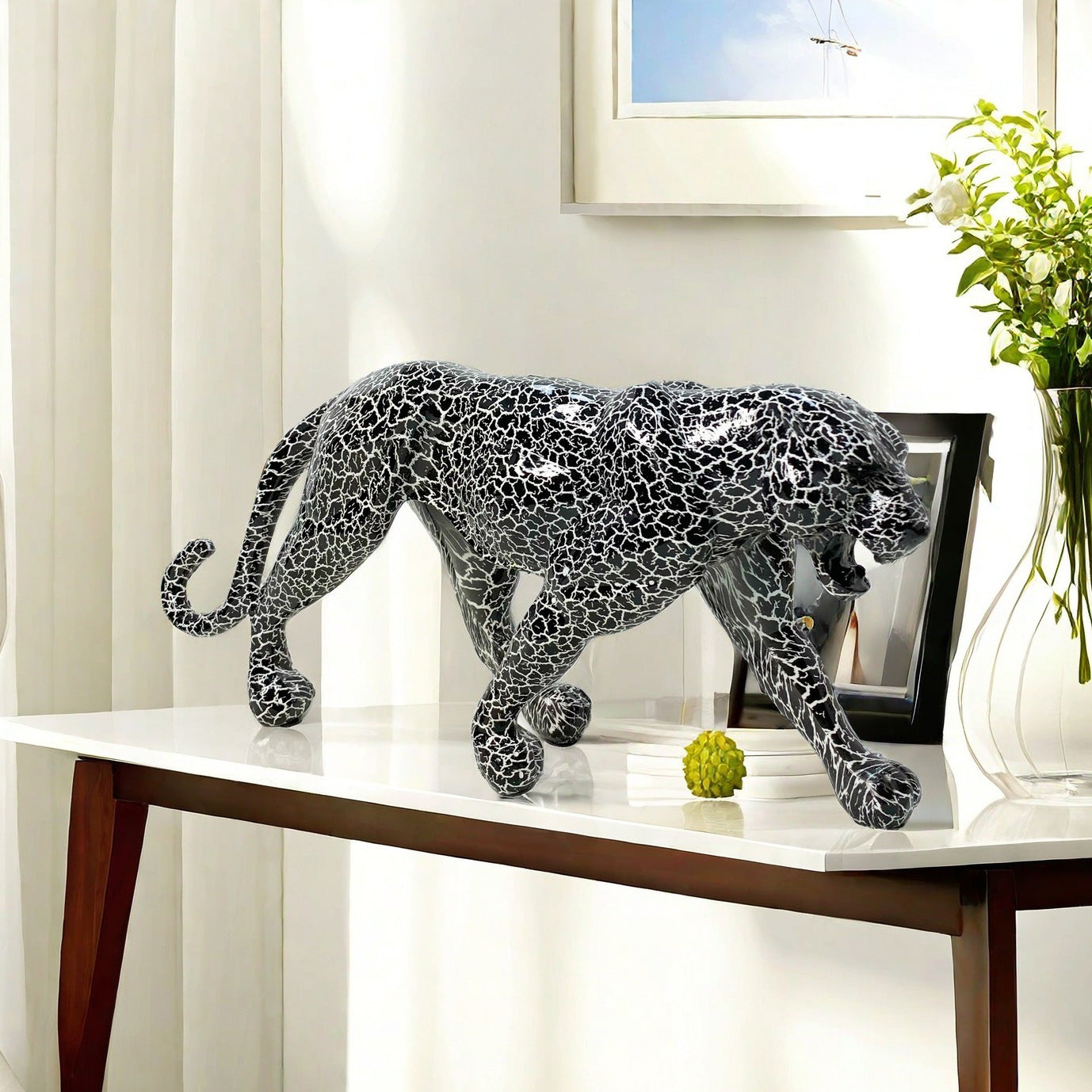 Dekorative Jaguar Figur Brehn